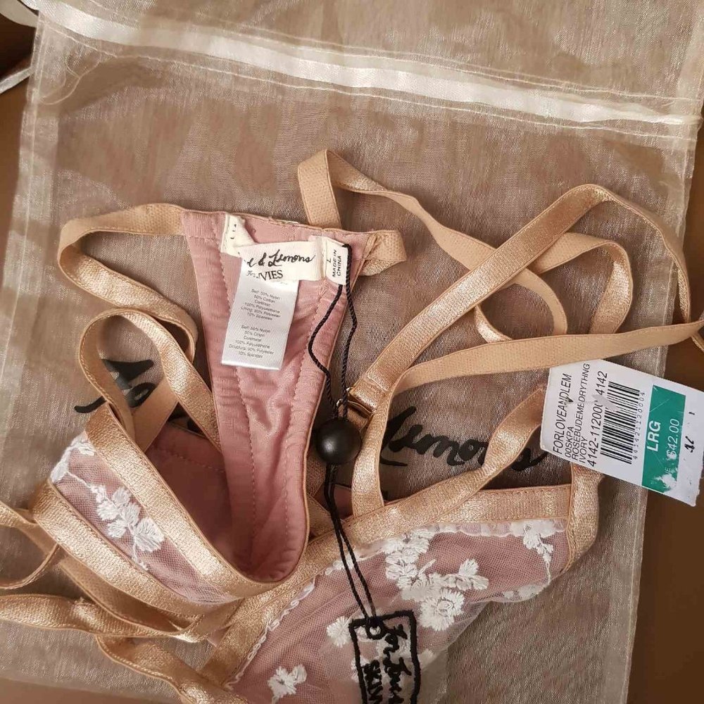 SKIVVIES For Love  and Lemons MSRP $42 - SIZE L - Picture 2 of 4